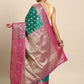 Women's Kanjiwaram Silk Woven Saree
