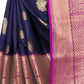 Women's Kanjiwaram Silk Woven Saree