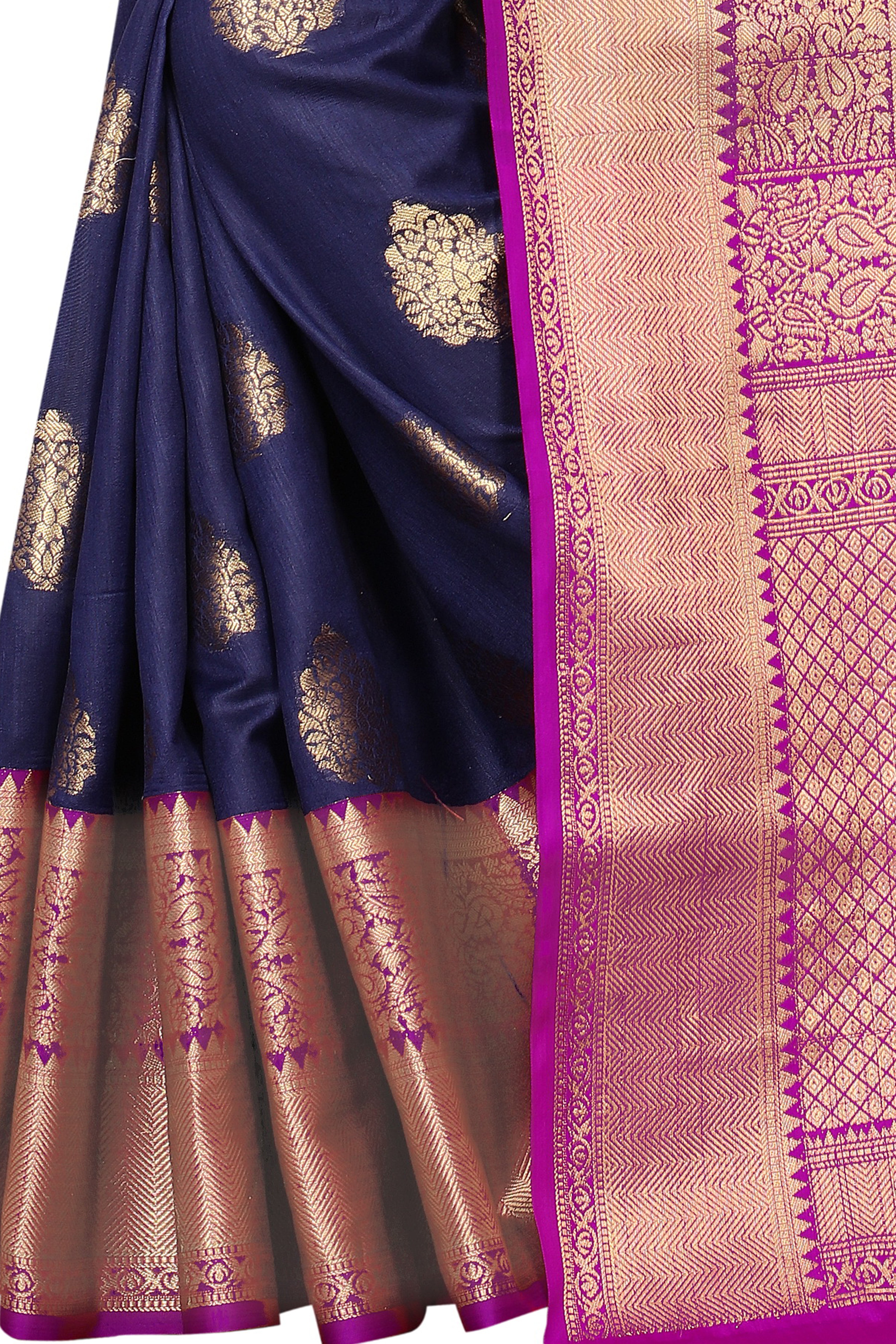 Women's Kanjiwaram Silk Woven Saree
