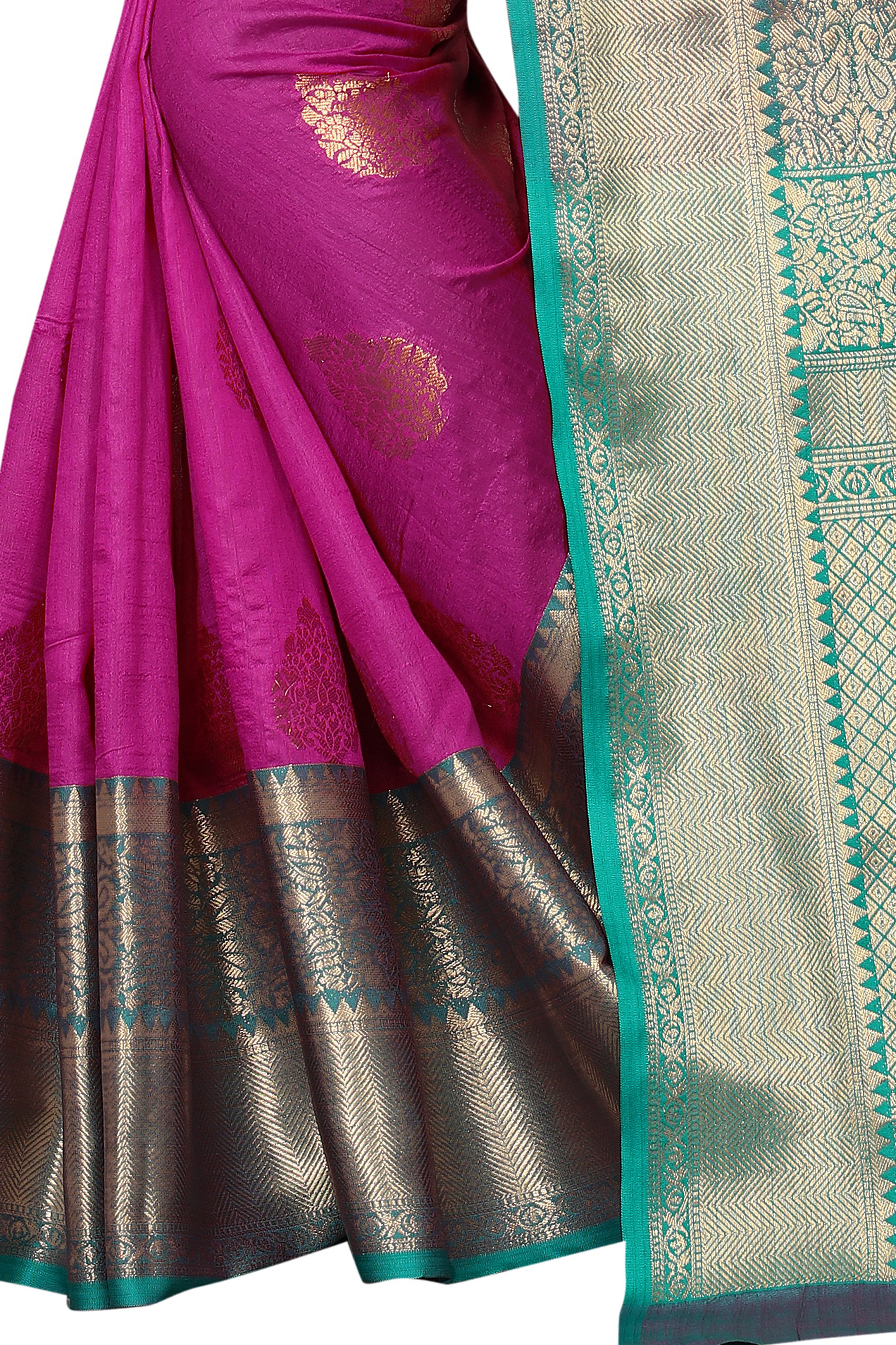 Women's Kanjiwaram Silk Woven Saree