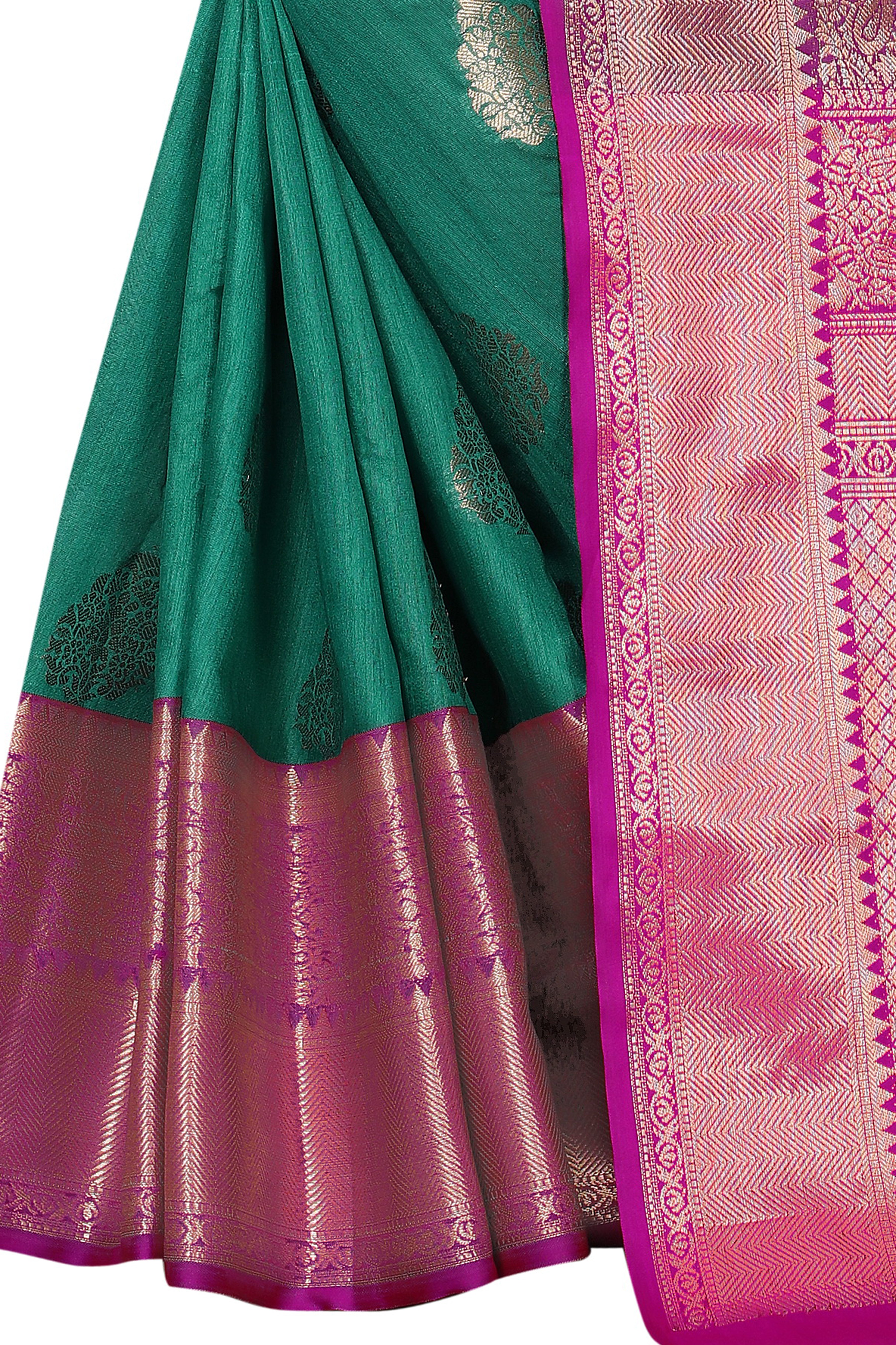 Women's Kanjiwaram Silk Woven Saree