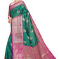 Women's Kanjiwaram Silk Woven Saree