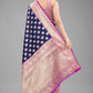 Women's Kanjiwaram Silk Woven Saree