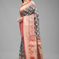 Women's Kanjiwaram Silk Woven Saree