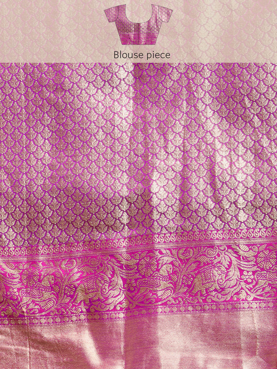 Women's Kanjiwaram Silk Woven Saree