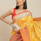 Women's Kanjiwaram Silk Woven Saree