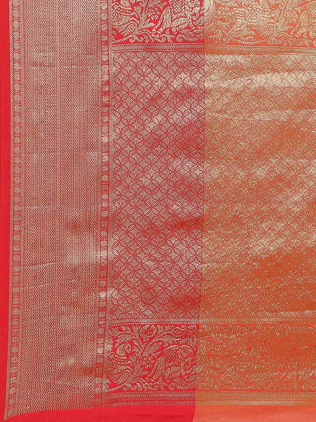 Women's Kanjiwaram Silk Woven Saree