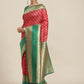 Women's Kanjiwaram Silk Woven Saree