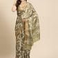 Floral Print Soft Silk Zari Woven Saree