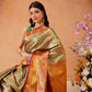 Pure Silk Royal Kanchipuram Pattu Multicolor Regal Weave Saree