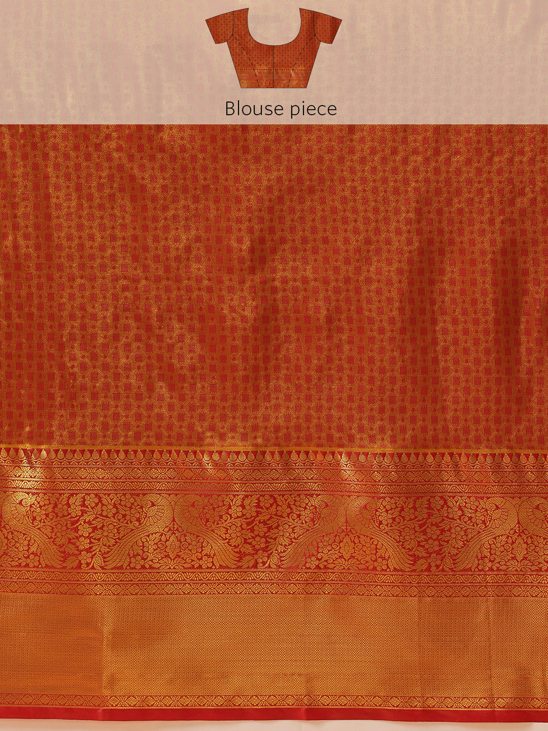 Pure Silk Royal Kanchipuram Pattu Multicolor Regal Weave Saree