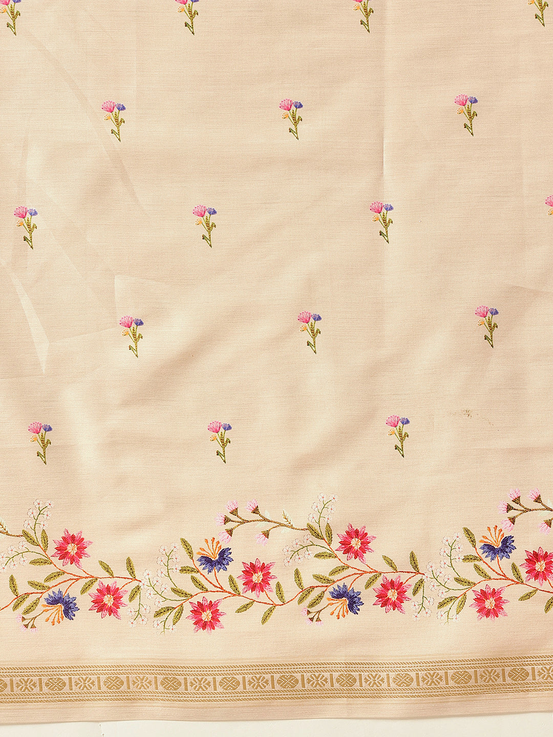 Tussar Color Soft Silk Floral Digital Printed Saree