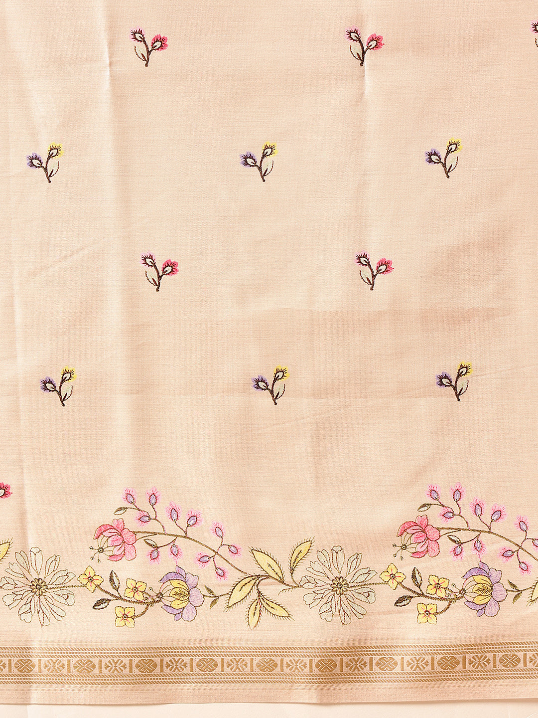 Tussar Color Soft Silk Floral Digital Printed Saree