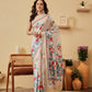 Floral Printed Soft Silk Saree