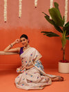 Floral Printed Soft Silk Saree