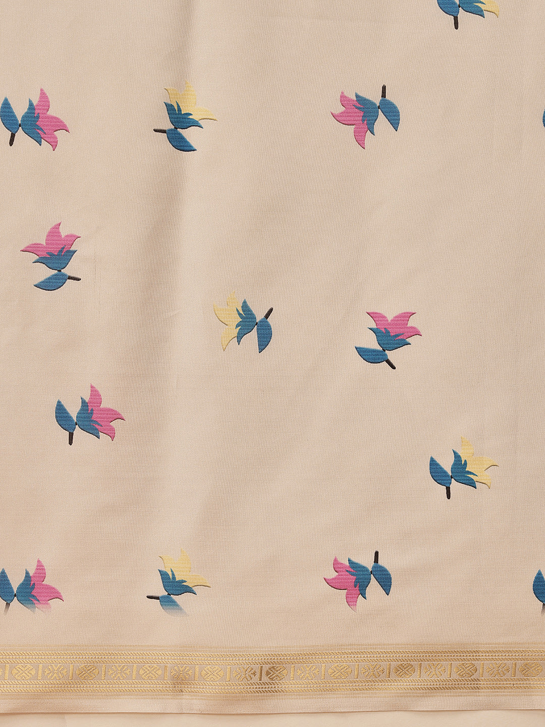 Floral Printed Soft Silk Saree