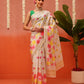 Floral Printed Soft Silk Saree