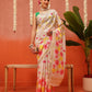 Floral Printed Soft Silk Saree