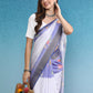 Vibrant Hues Digital Printed Zari Border Silk Saree