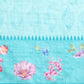 Vibrant Hues Digital Printed Zari Border Silk Saree