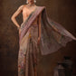 Floral Printed Cotton Blend Saree
