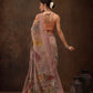Floral Printed Cotton Blend Saree