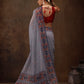 Floral Printed Cotton Blend Saree
