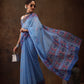 Floral Printed Cotton Blend Saree