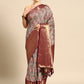Kanchipuram Pattu Silk Zari Woven Digital Print Saree