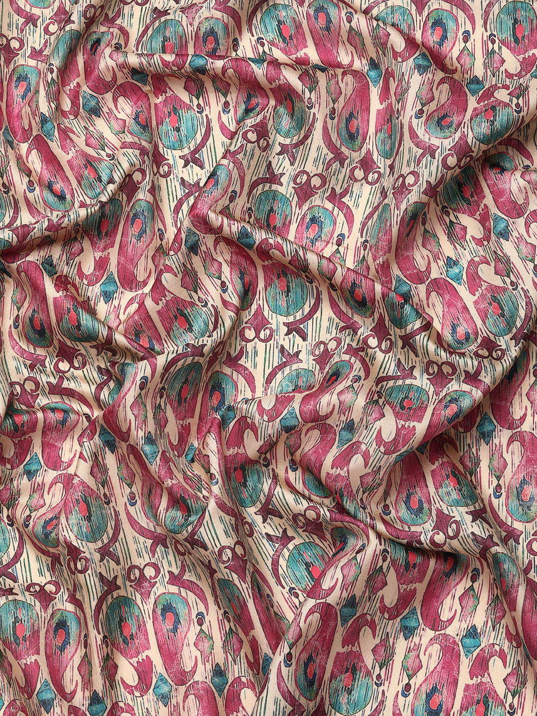 Kanchipuram Pattu Silk Zari Woven Digital Print Saree
