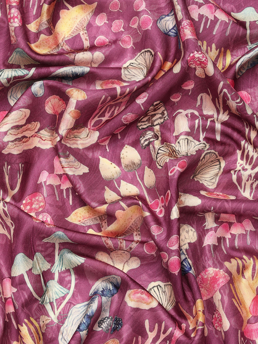 Kanchipuram Pattu Silk Zari Woven Digital Print Saree