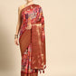 Kanchipuram Pattu Silk Zari Woven Digital Print Saree