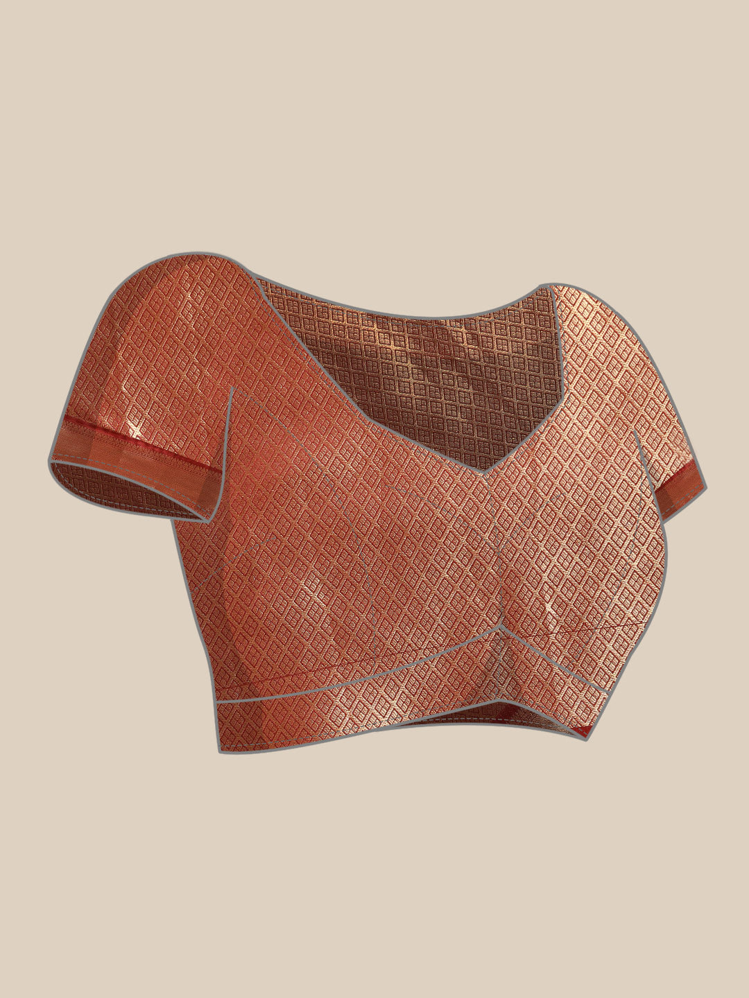 Kanchipuram Pattu Silk Zari Woven Digital Print Saree