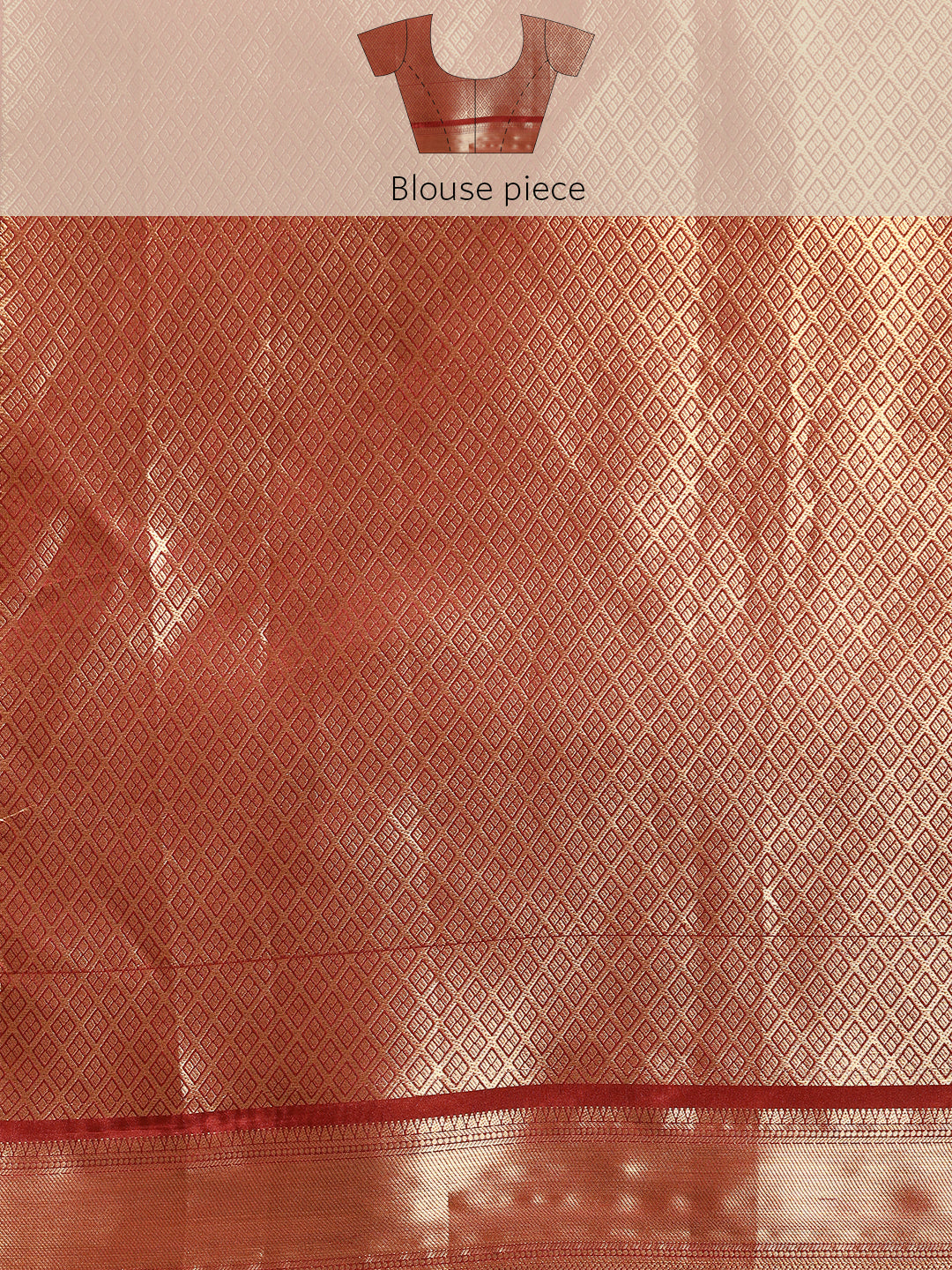 Kanchipuram Pattu Silk Zari Woven Digital Print Saree