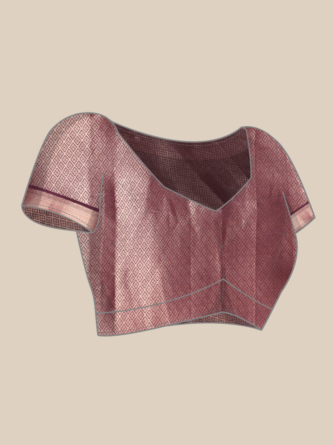 Kanchipuram Pattu Silk Zari Woven Digital Print Saree