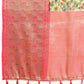Women's Banarasi Silk Woven With Digital Printed Saree