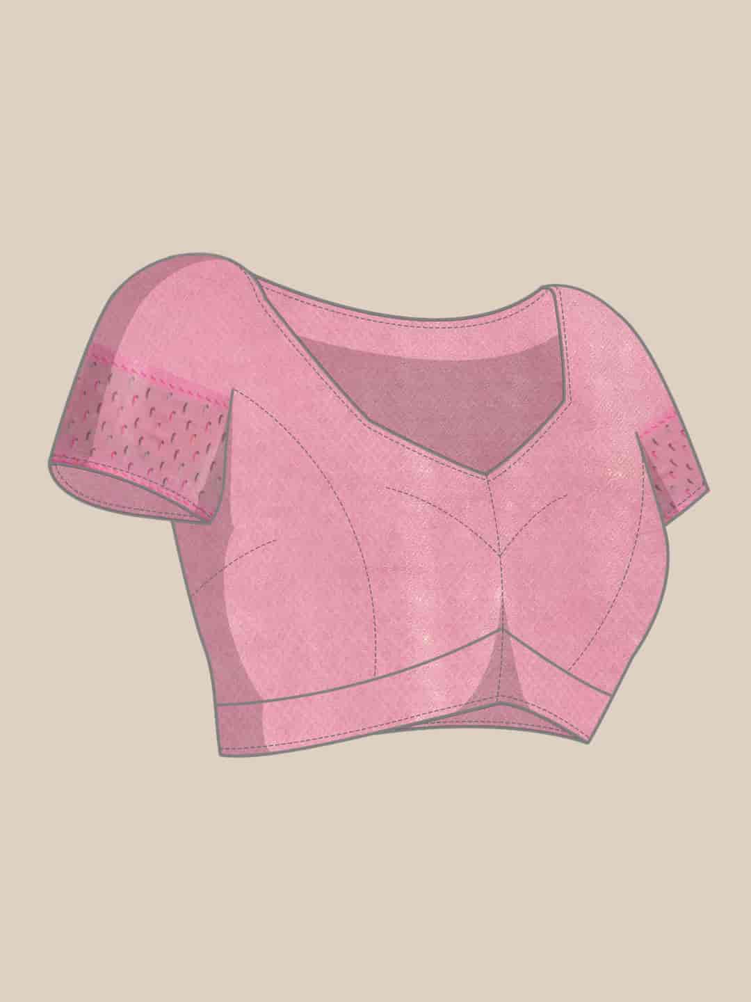 Women's Banarasi Silk Woven With Digital Printed Saree