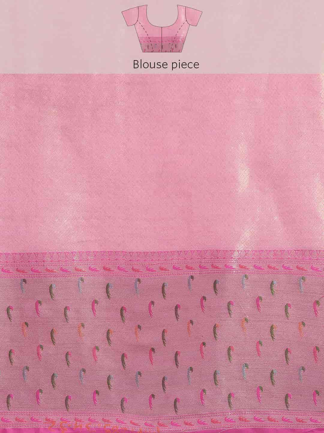 Women's Banarasi Silk Woven With Digital Printed Saree