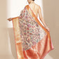 Digital Printed Kalamkari Chanderi Silk Saree With Woven Border & Rich Pallu