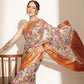 Digital Printed Kalamkari Chanderi Silk Saree With Woven Border & Rich Pallu