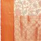 Digital Printed Kalamkari Chanderi Silk Saree With Woven Border & Rich Pallu