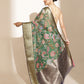 Digital Printed Kalamkari Chanderi Silk Saree With Woven Border & Rich Pallu