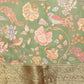 Digital Printed Kalamkari Chanderi Silk Saree With Woven Border & Rich Pallu