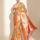 Digital Printed Kalamkari Chanderi Silk Saree With Woven Border & Rich Pallu
