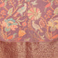 Digital Printed Kalamkari Chanderi Silk Saree With Woven Border & Rich Pallu