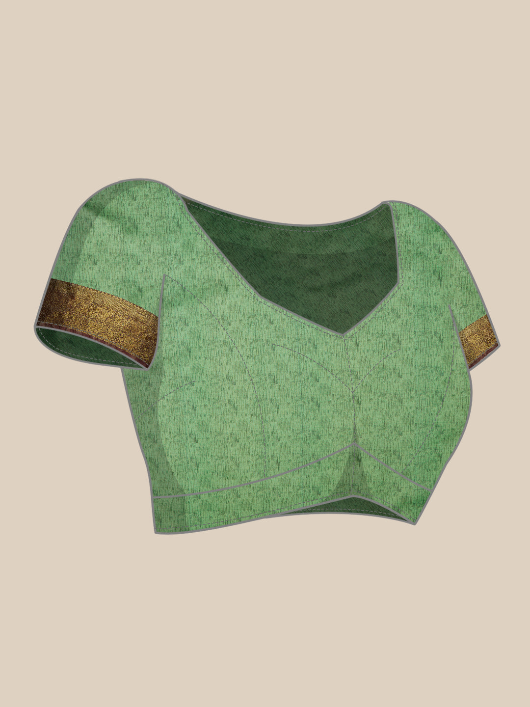 Kanjeevaram Soft Silk Floral Printed Saree With Tassel