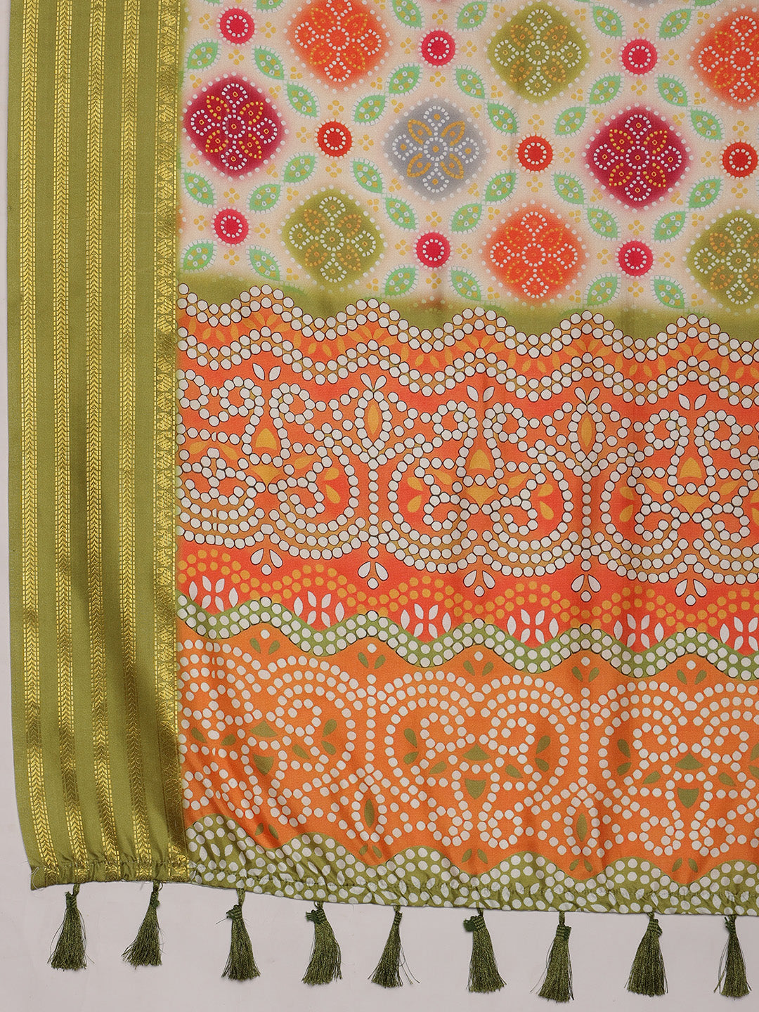 Bandhani Digital Printed Saree