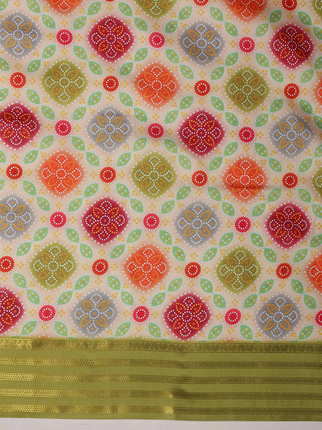 Bandhani Digital Printed Saree