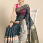 Kanjivaram Silk Pichwai Digital Printed Zari Woven Saree