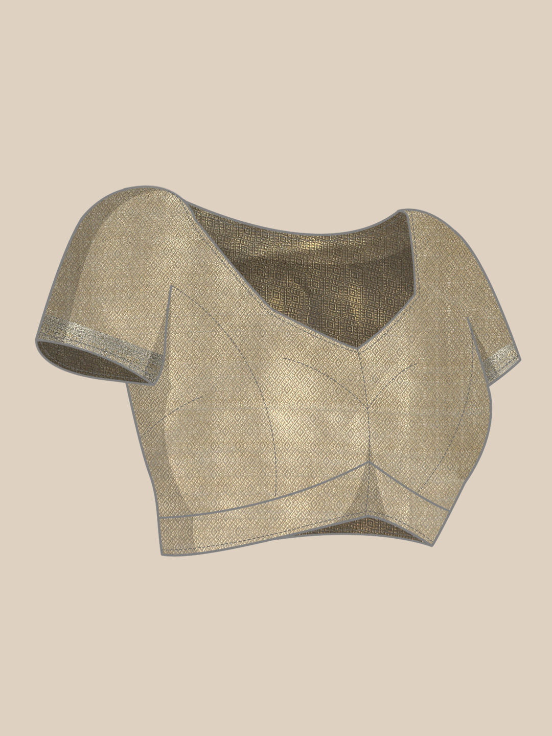 Kanjivaram Silk Pichwai Digital Printed Zari Woven Saree